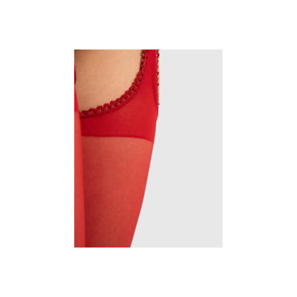 Amour Bas Jarretelles 20 DEN - Rouge